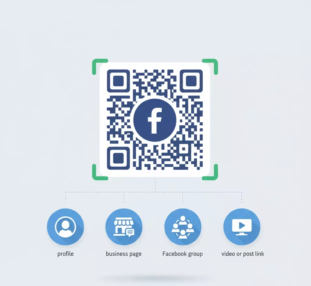 Information Can Display on a Facebook QR Code