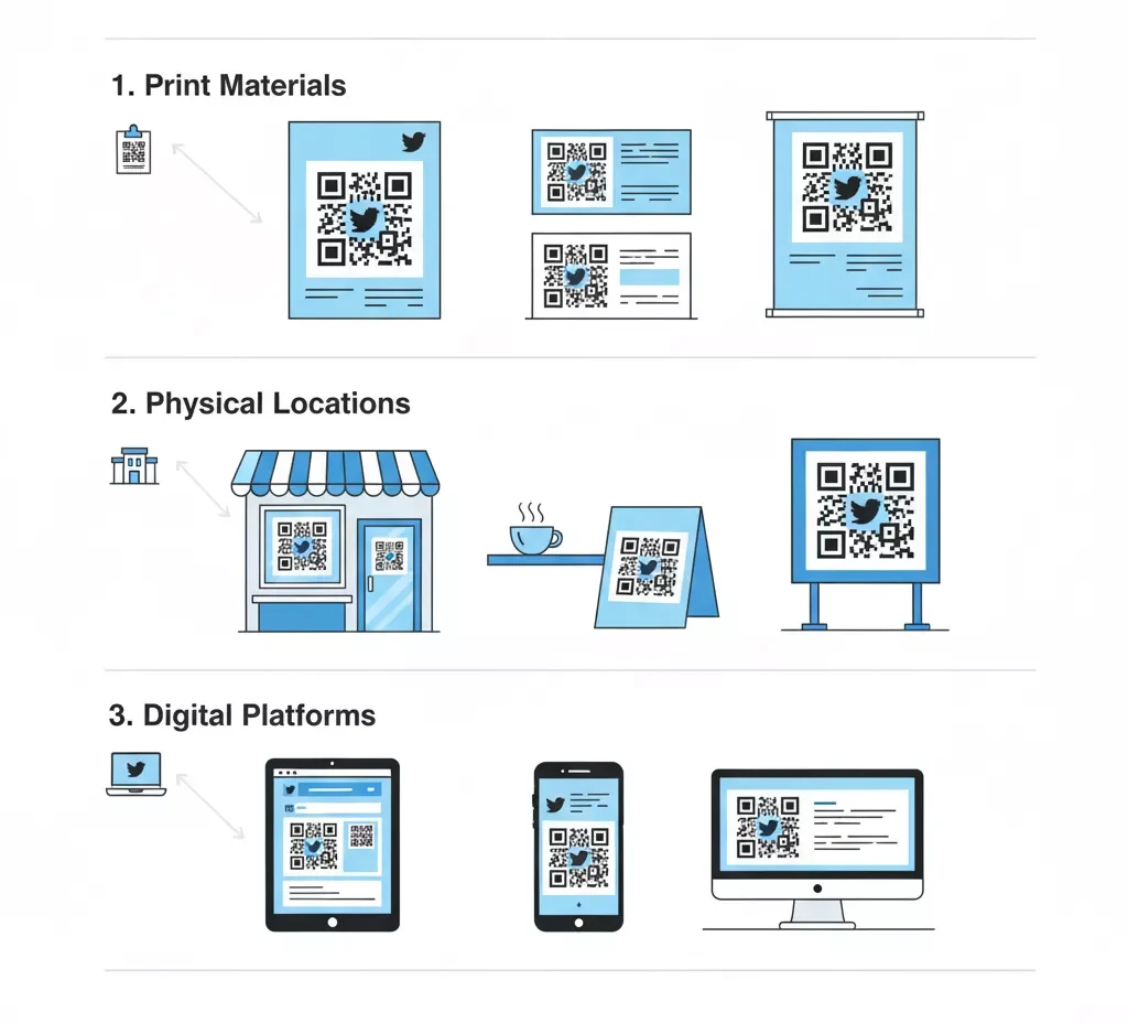 Use Your Twitter QR Code