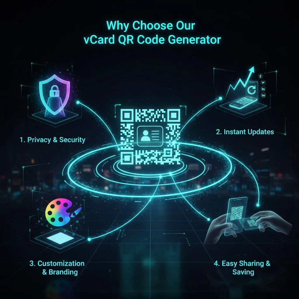 Choose Our vCard QR Code Generator