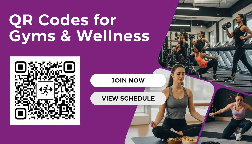QR Codes for Gyms & Wellness