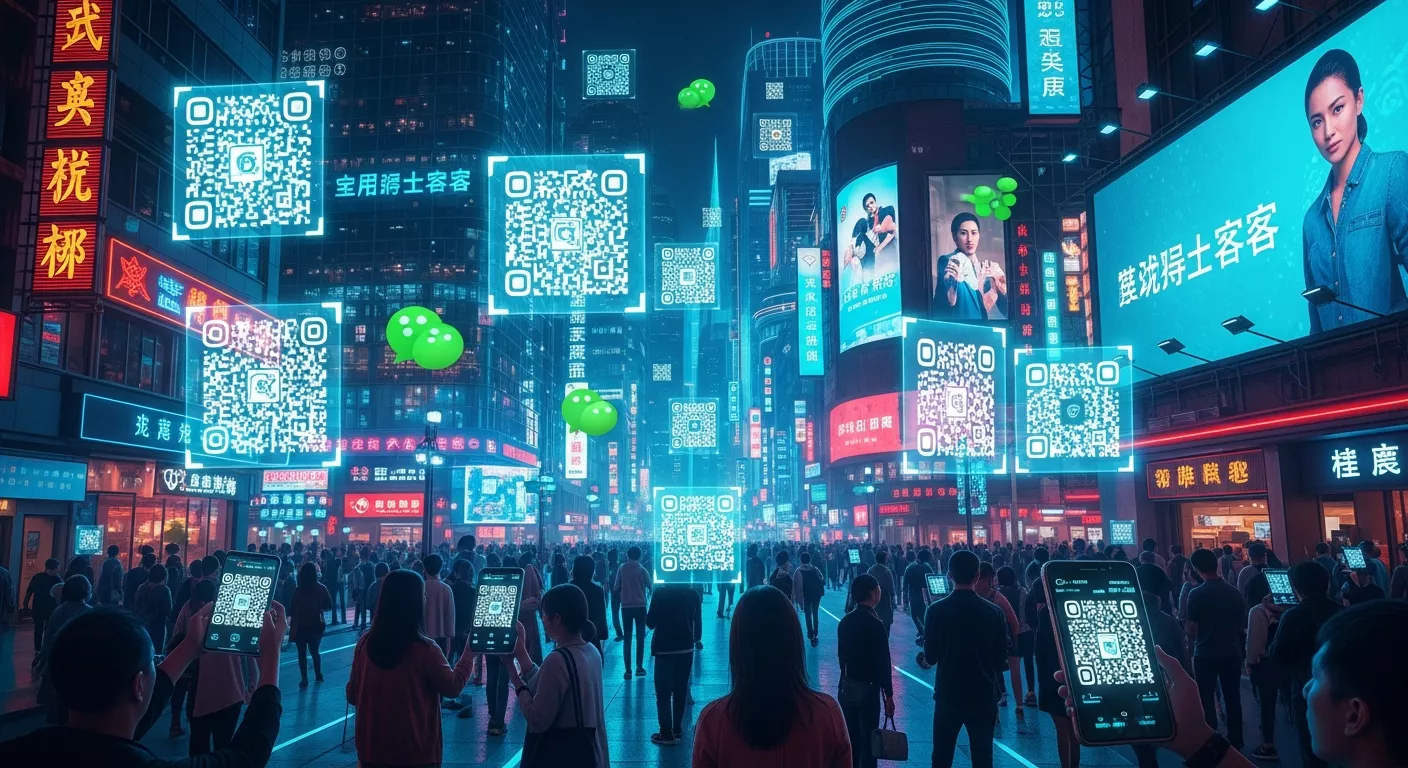 Digital superpower QR codes in China